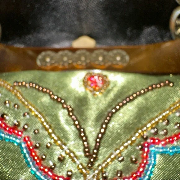 Monsoon Accessorize Clutch Bag Pink Butterfly Butterflies Embroidery 13 x 7 - Picture 13 of 13